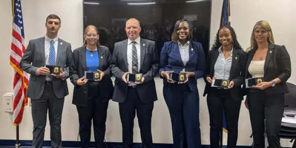 Group photo of the Criminal Justice Academy Graduates.