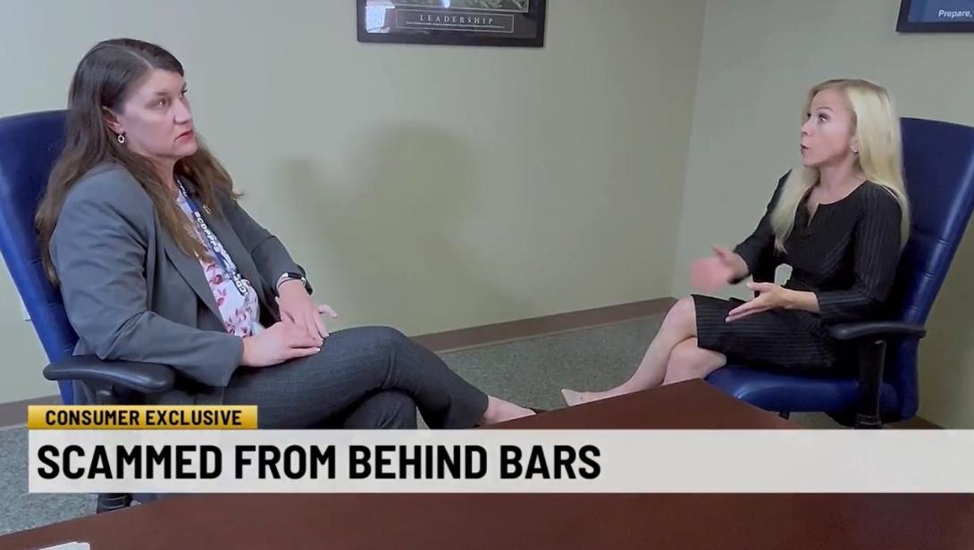 An interview between two women.